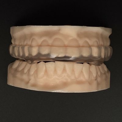 Garde de nuit orthodontique claire dure douce respirabilité protection contre les charges lourdes éclaboussure d'occlusion dur/doux
